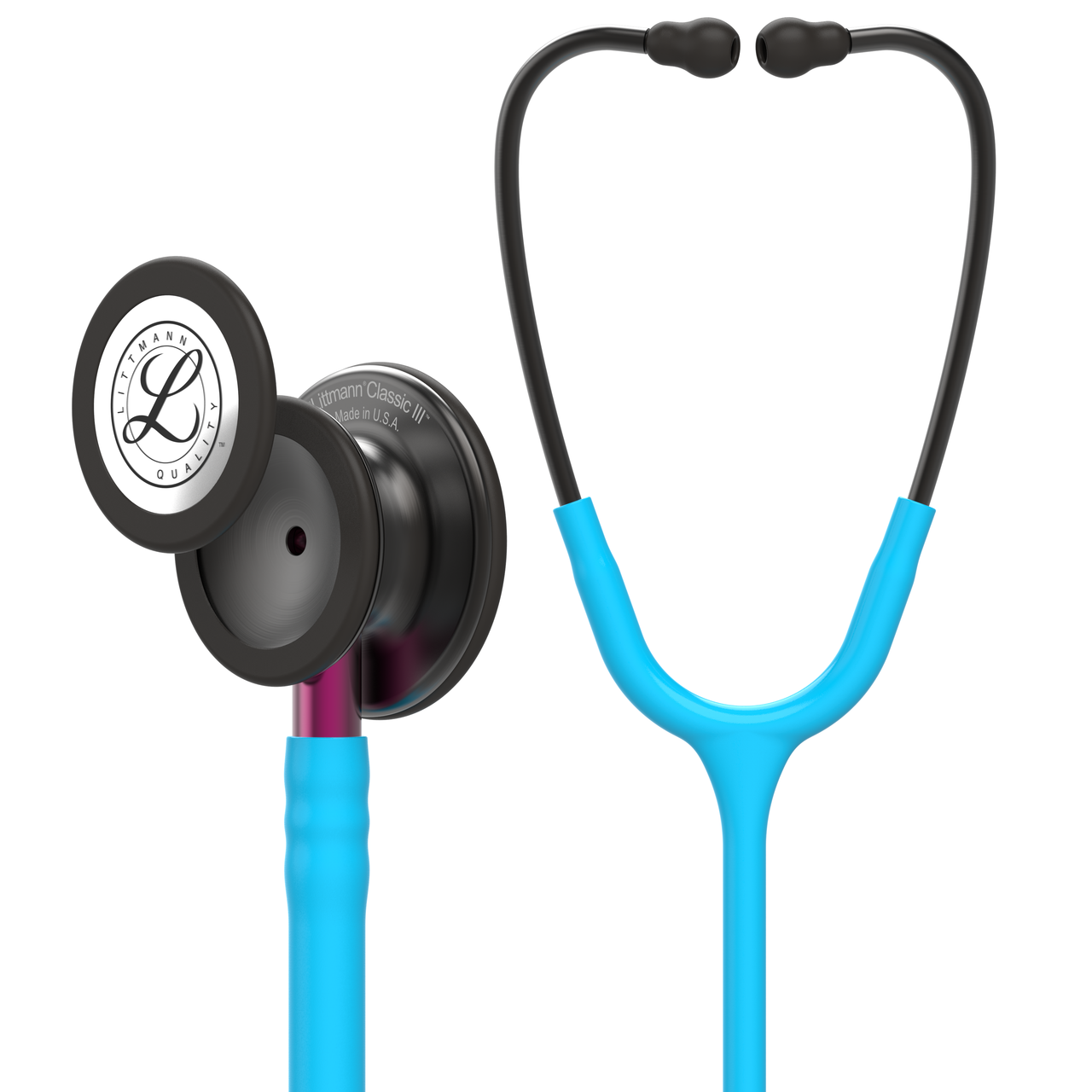 3M Littmann Classic III — Smoke Turquoise Pink